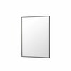 James Martin Vanities Rohe 30in Mirror, Matte Black 715-M30-MB